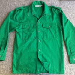 Groene blouse oud model